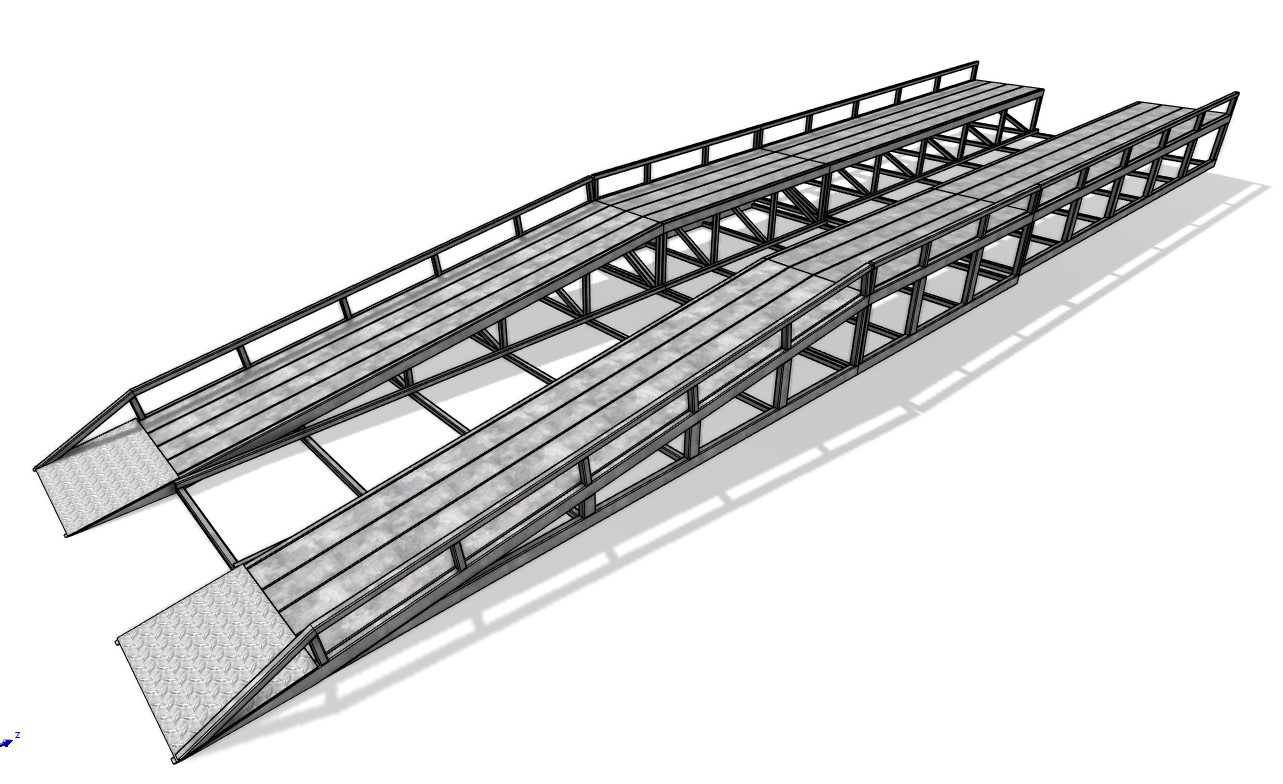 活动梯活动坡道